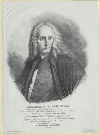 Bernardino Zendrini da Artist Unknown