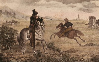 Ramon Cabrera y Grino (1806-1877). Militare carlista spagnolo. Spagna. Guerre carliste. Cavalleria del Cid. Immagine da 