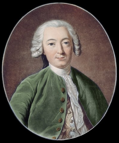 CLAUDE ADRIEN HELVETIUS. Filosofo inglese (incisione) da Artist Unknown