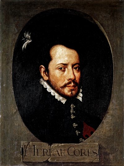 CORTES Hernan (1485-1547). Conquistatore spagnolo del Messico da Artist Unknown