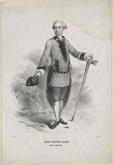 Cajetan conte Sauer da Artist Unknown
