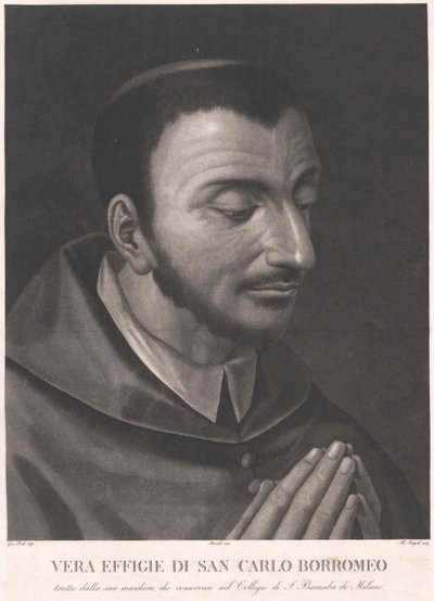 Carlo Borromeo (print) da Artist Unknown