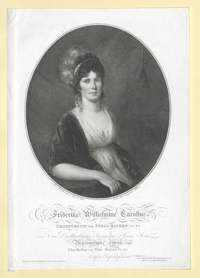 Caroline von Baden da Artist Unknown