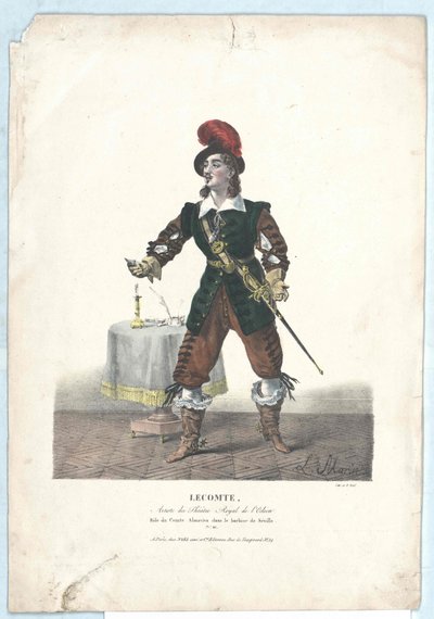 Charles Horace Badun Lecomte da Artist Unknown