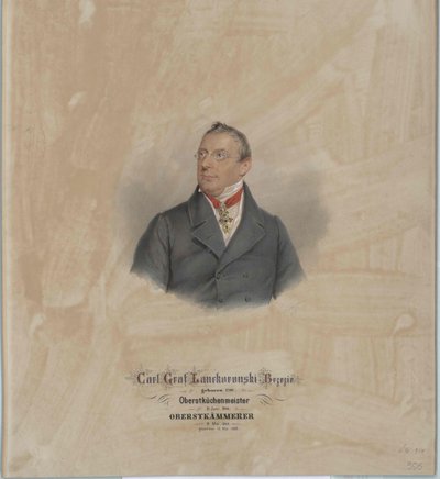 Charles conte Lanckoronski-Brzezie da Artist Unknown