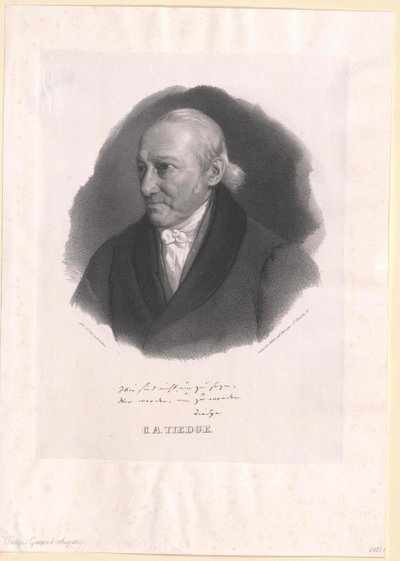 Christoph August Tiedge da Artist Unknown
