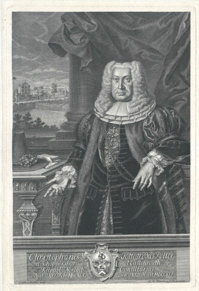 Christoph Godfrey Peller von Schoppershof zu Kastenreuth da Artist Unknown