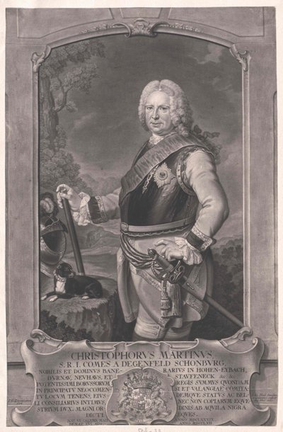 Christoph Martin conte di Degenfeld-Schonburg da Artist Unknown