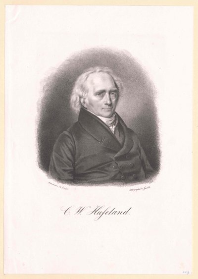 Christoph Wilhelm Hufeland da Artist Unknown