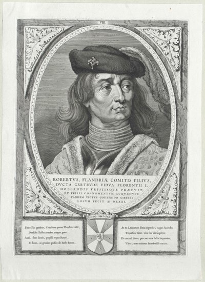 Conte di Fiandra Roberto I delle Frisone da Artist Unknown