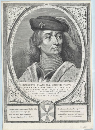 Conte di Fiandra Roberto I delle Frisone da Artist Unknown