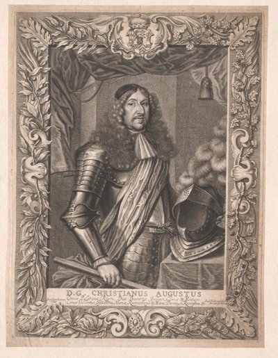 Conte palatino e conte di Sulzbach Christian August da Artist Unknown