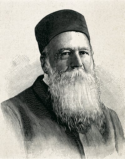 DUNANT, Henri (1845-1923). Fondatore della Croce Rossa (1863). Premio Nobel per la Pace nel 1901. Ritratto. Incisione. da Artist Unknown