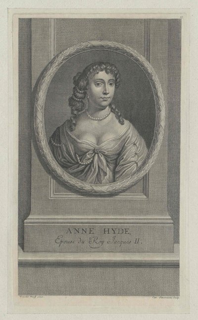 Duchessa di York Anna Hyde (stampa) da Artist Unknown