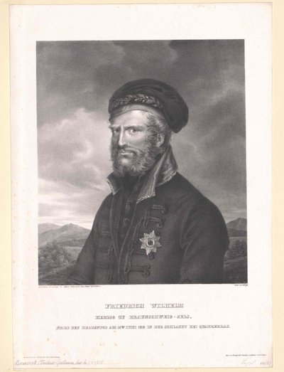 Duca di Braunschweig-Oels Federico Guglielmo da Artist Unknown