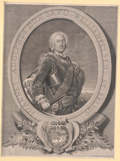 Duca di Saxe-Weissenfels Johann Adolf II da Artist Unknown
