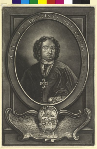 Duca di Saxe-Zeitz Christian August da Artist Unknown