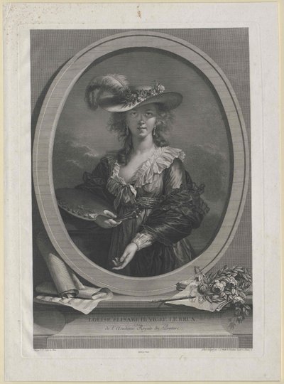 Elisabeth Vigee-Lebrun da Artist Unknown