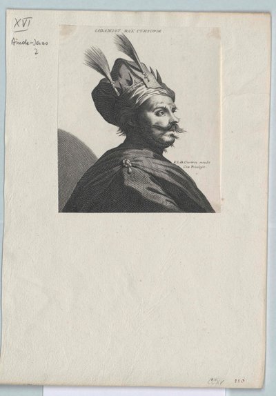 Imperatore di Abissinia Amda-Jesus (stampa) da Artist Unknown