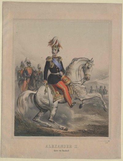 Imperatore di Russia Alessandro II da Artist Unknown