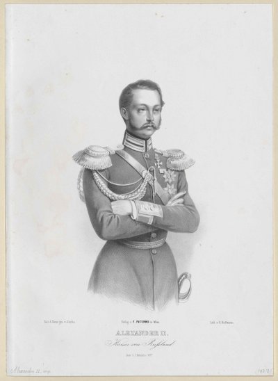 Imperatore di Russia Alessandro II da Artist Unknown