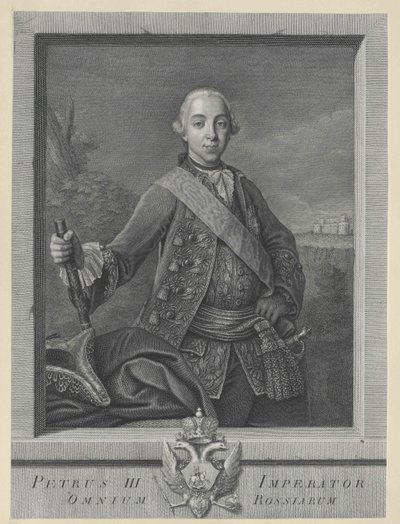 Imperatore di Russia Pietro III da Artist Unknown