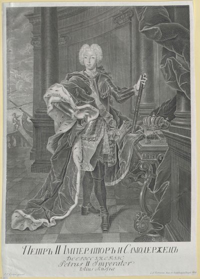 Imperatore di Russia Pietro II da Artist Unknown