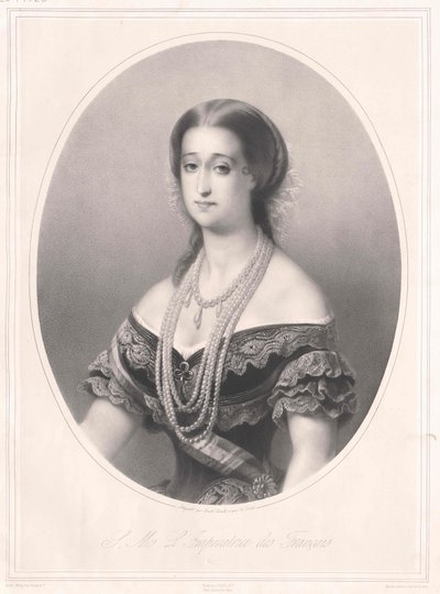 Imperatrice di Francia Eugenia da Artist Unknown