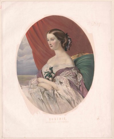 Imperatrice di Francia Eugenia da Artist Unknown