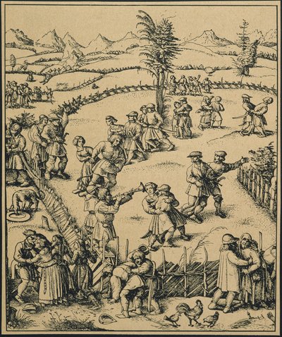 Festa dei contadini in una fattoria tedesca (