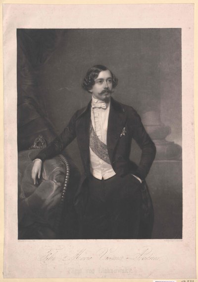 Felix conte Lichnowsky da Artist Unknown