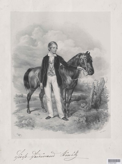 Ferdinando conte Kinsky da Artist Unknown