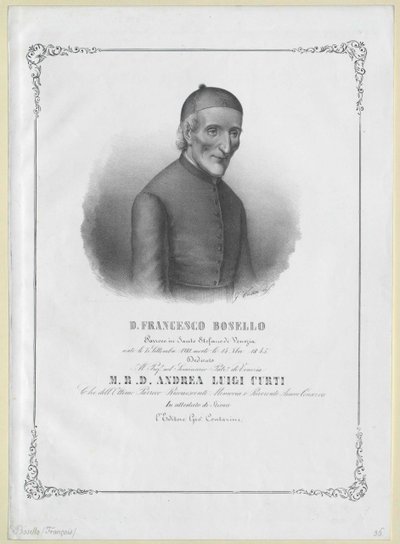 Francesco Bosello (print) da Artist Unknown