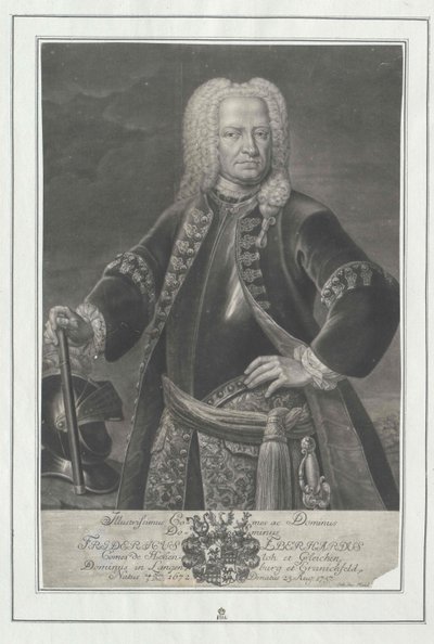 Federico Eberardo conte di Hohenlohe-Kirchberg da Artist Unknown