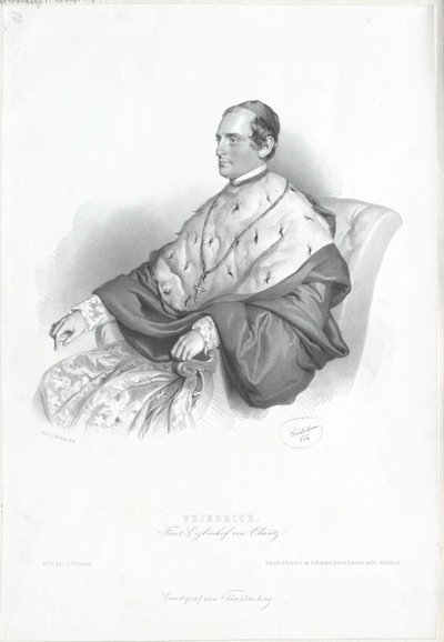 Federico Egon Langravio Fuerstenberg da Artist Unknown