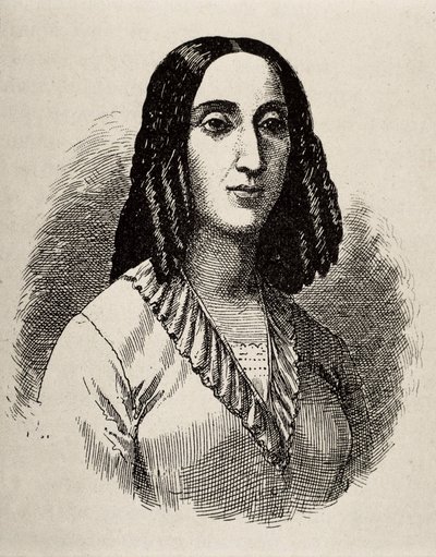 GORRITI, Juana Manuela (1818-1892). Scrittrice argentina. Incisione. da Artist Unknown
