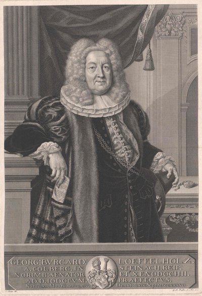Georg Burkhard Loeffelholz von Colberg da Artist Unknown