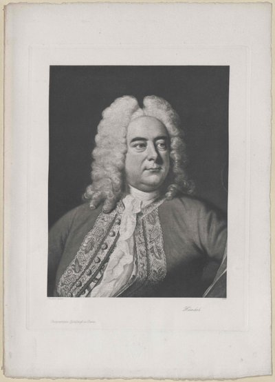 Georg Friedrich Haendel (stampa) da Artist Unknown