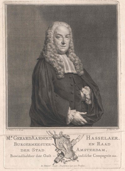 Gerard Aarnout Hasselaer da Artist Unknown