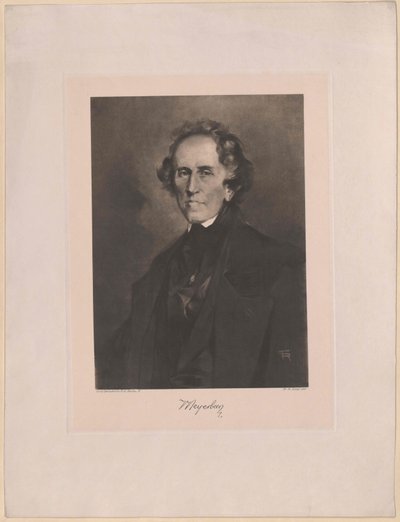 Giacomo Meyerbeer da Artist Unknown