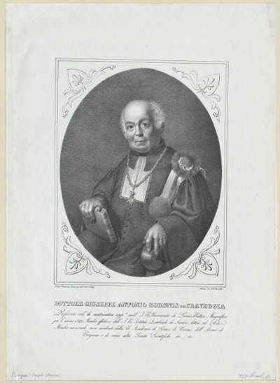 Giuseppe Antonio Borgnis da Artist Unknown