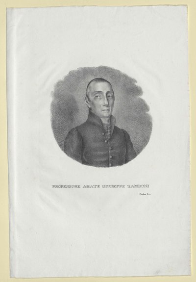 Giuseppe Zamboni da Artist Unknown