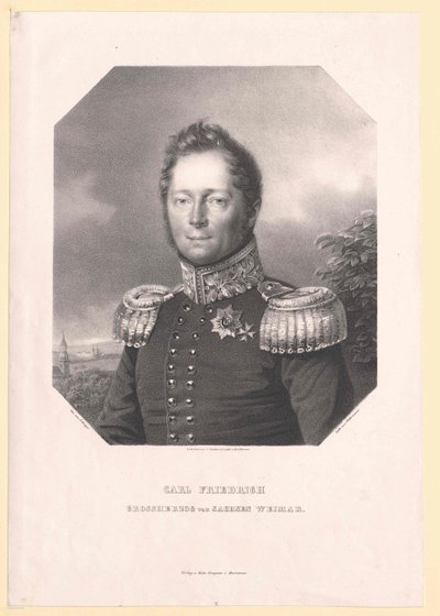 Granduca di Saxe-Weimar Eisenach Karl Friedrich da Artist Unknown