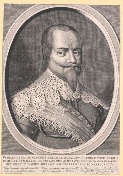 Gustaf conte Horn af Bjoerneborg da Artist Unknown