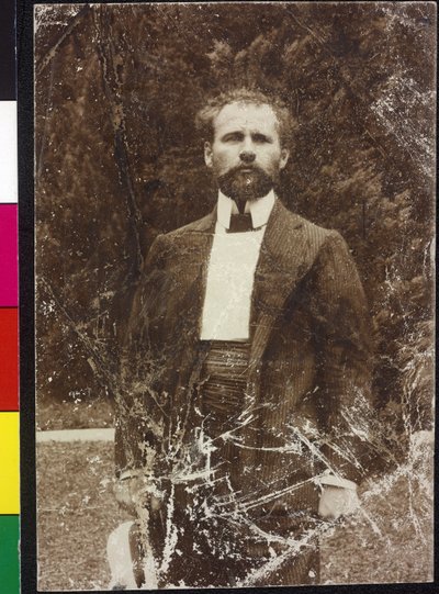Gustav Klimt sul Lago Attersee da Artist Unknown