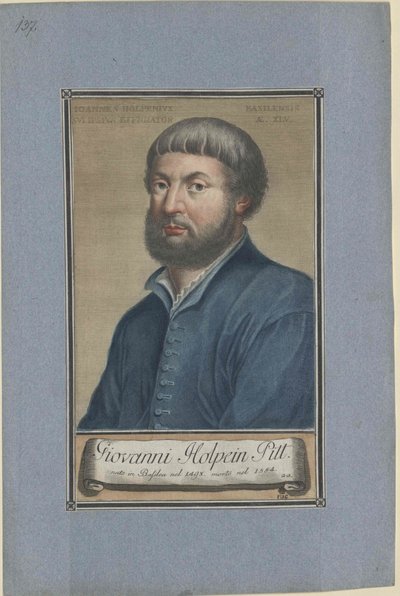 Hans Holbein (stampa) da Artist Unknown