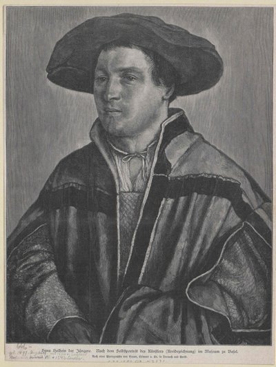 Hans Holbein (stampa) da Artist Unknown