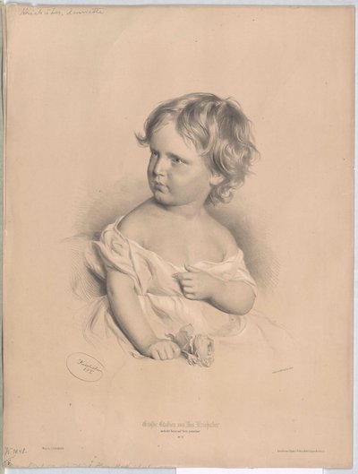 Henriette Kriehuber (stampa) da Artist Unknown