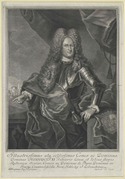 Enrico conte Reuss a Schleiz da Artist Unknown
