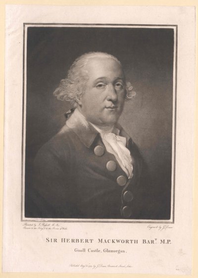 Herbert baronetto Mackworth da Artist Unknown